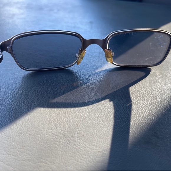 Coach 1002 Bronze Rectangular Titanium Sunglasses Japan FRAMES ONLY - Picture 2 of 5